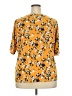 Adrienne Vittadini Orange Short Sleeve Blouse Size 2X - photo 2