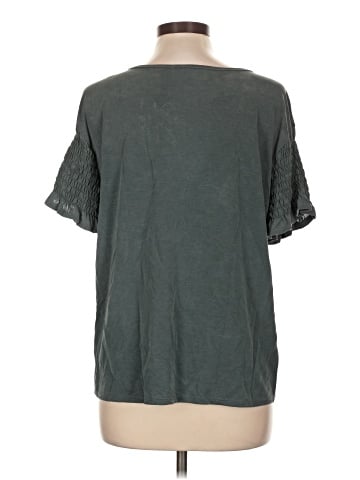 Green Envelope Short Sleeve Top (view 2)