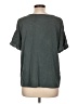 Green Envelope Gray Short Sleeve Top Size L - photo 2
