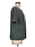 Green Envelope Gray Short Sleeve Top Size L - photo 4