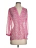 Willi Smith 100% Polyester Pink Long Sleeve Blouse Size S - photo 1