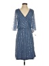 PAPELL Studio 100% Polyester Blue Cocktail Dress Size 4 - photo 1