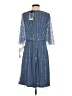 PAPELL Studio 100% Polyester Blue Cocktail Dress Size 4 - photo 2