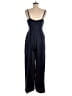 Skies Are Blue 100% Polyester Solid Blue Jumpsuit Size M - photo 2