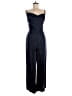 Skies Are Blue 100% Polyester Solid Blue Jumpsuit Size M - photo 1
