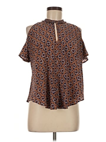 Derek Lam 10 Crosby Short Sleeve Silk Top (view 1)