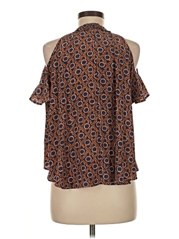 Derek Lam 10 Crosby Short Sleeve Silk Top (view 2)