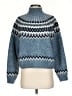 Gap Chevron-herringbone Blue Pullover Sweater Size XS - photo 1