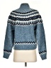 Gap Chevron-herringbone Blue Pullover Sweater Size XS - photo 2