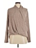 Akemi + Kin Brown Long Sleeve Blouse Size M - photo 1
