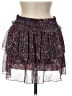 Mudd 100% Polyester Floral Purple Casual Skirt Size M - photo 1
