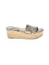 Steve Madden Silver Wedges Size 7 - photo 1