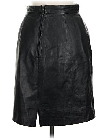 Lotus Faux Leather Skirt (view 2)