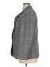 Ebossy 100% Polyester Plaid Gray Blazer Size XL - photo 5