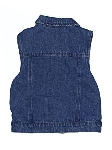 Little Lass Denim Vest (view 2)