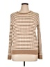 Talbots Stripes Tan Pullover Sweater Size XL - photo 1