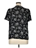LC Lauren Conrad 100% Polyester Black Short Sleeve Blouse Size XL - photo 2