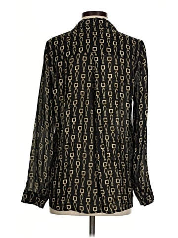 L'Agence Long Sleeve Silk Top (view 2)