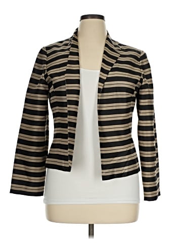 Adrianna Papell Silk Blazer (view 1)