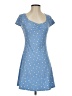 No Boundaries Hearts Blue Casual Dress Size 0 - photo 1