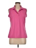 Greg Norman 100% Polyester Solid Pink Sleeveless Button-Down Shirt Size M - photo 1