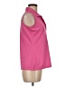 Greg Norman 100% Polyester Solid Pink Sleeveless Button-Down Shirt Size M - photo 4