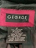 George 100% Polyester Black Coat Size 12 - photo 6