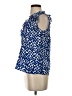 Gap Outlet 100% Polyester Blue Sleeveless Blouse Size XS - photo 5
