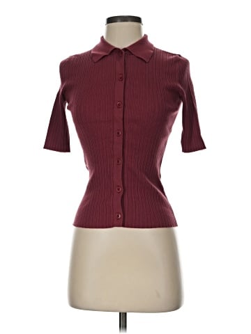 Madewell The Signature Knit Sweater Polo Tee (view 1)