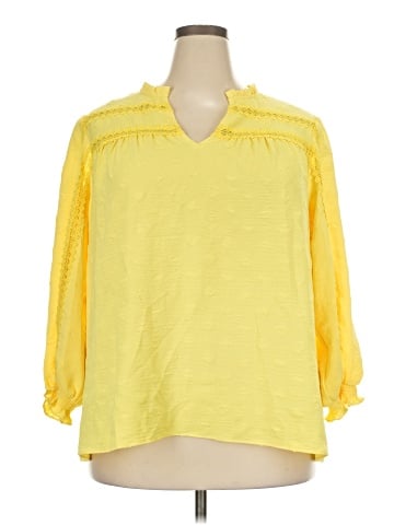 Cato 3/4 Sleeve Blouse (view 1)