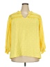Cato 100% Polyester Yellow 3/4 Sleeve Blouse Size 20W - photo 1