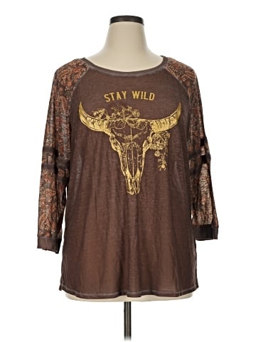Cato 3/4 Sleeve T-Shirt (view 1)