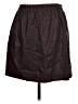 Ann Taylor LOFT 100% Polyester Solid Black Casual Skirt Size L - photo 2