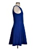 Everly Solid Blue Cocktail Dress Size S - photo 4