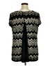 Cato Chevron-herringbone Black Short Sleeve Top Size XL - photo 2