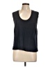 Max Studio Black Sleeveless T-Shirt Size L - photo 1