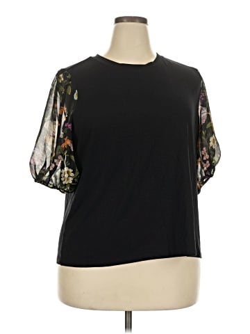 T Tahari Short Sleeve Blouse (view 1)