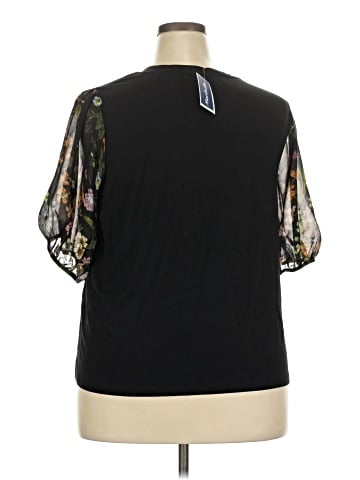 T Tahari Short Sleeve Blouse (view 2)