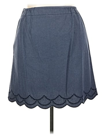 Talbots Outlet Denim Skirt (view 2)