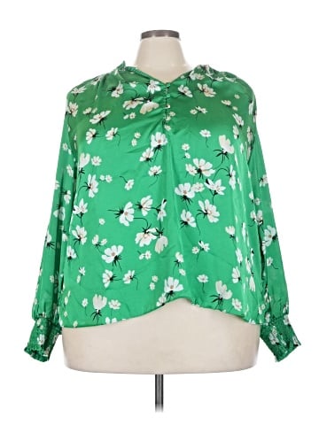 On 34th Long Sleeve Blouse (view 1)