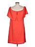 Charles Henry Solid Orange Cocktail Dress Size L - photo 2