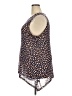 Logo Layers Animal Print Brown Sleeveless Blouse Size 2X - photo 5