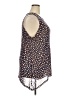 Logo Layers Animal Print Brown Sleeveless Blouse Size 2X - photo 4