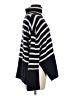 Gap 100% Cotton Stripes Blue Turtleneck Sweater Size M - photo 4