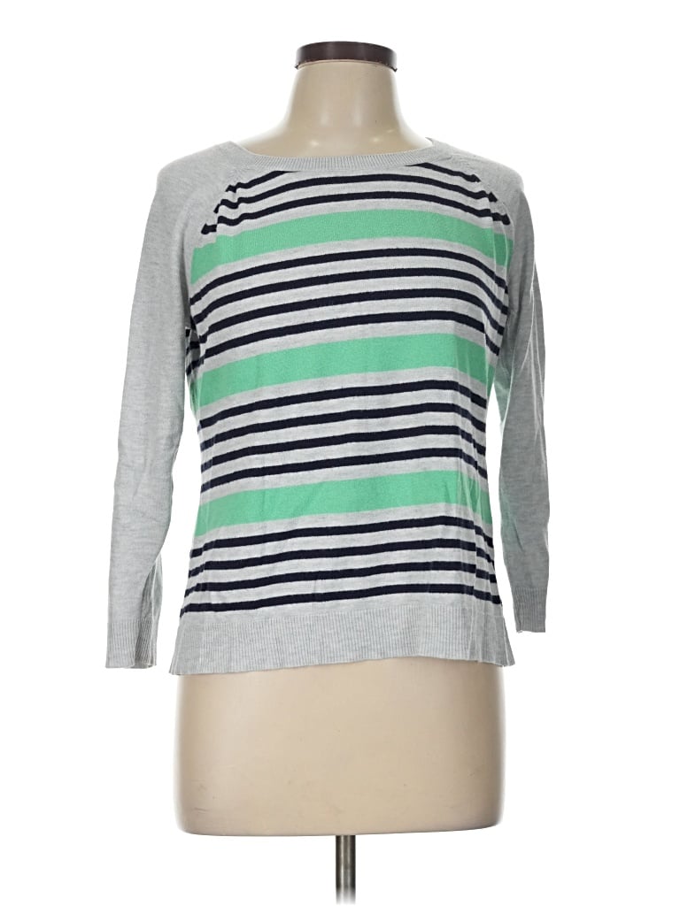 Pre-owned Merona Pullover Sweater In Gray