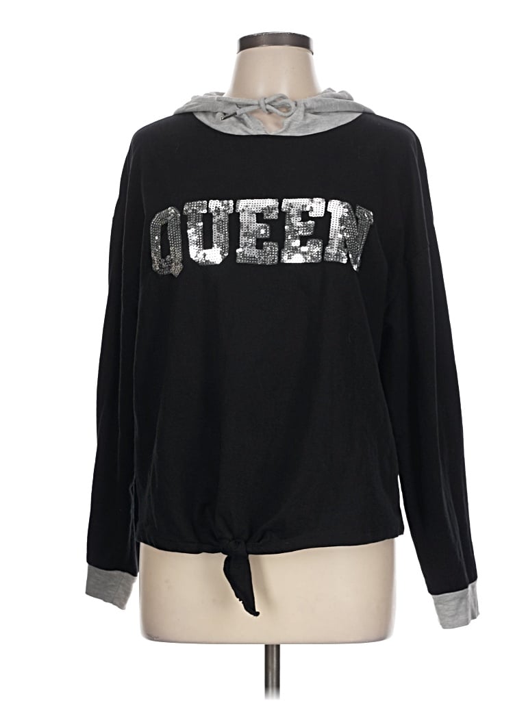 Pre-owned Ashley Stewart Sweatshirt In Black
