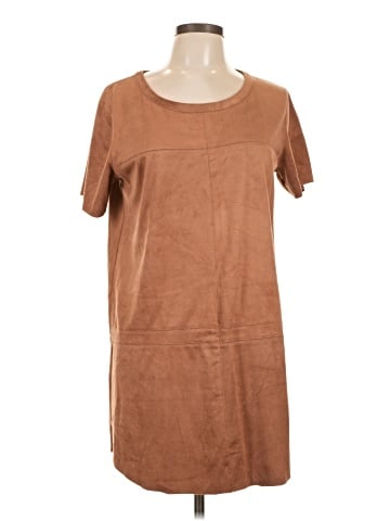 Olivaceous Casual Dress (view 1)