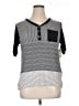 Perseption Concept Black Short Sleeve Top Size XL - photo 1