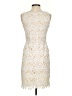 Ann Taylor LOFT 100% Polyester Ivory Cocktail Dress Size 00 - photo 2
