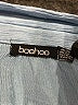 Boohoo 100% Viscose Blue Long Sleeve Blouse Size 22 - photo 7